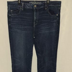 Womens American Eagle Jeans "Super Stretch" size 20